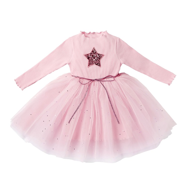 핑크 스타 튜튜 드레스
