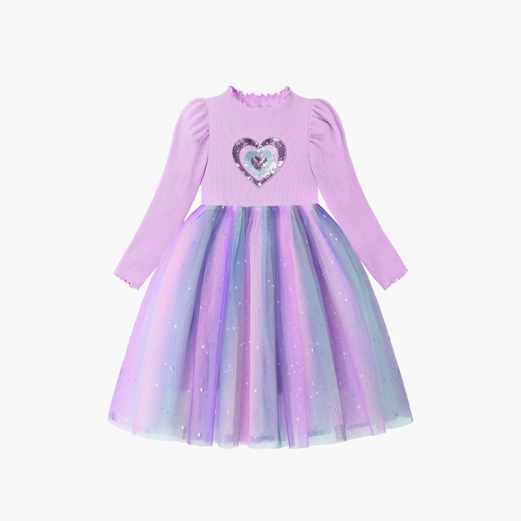 하트 롤리팝 튜튜 드레스(Purple)