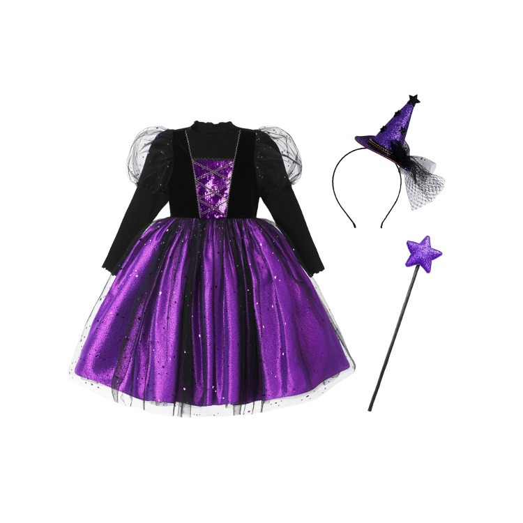 [프리오더] 뉴 블레어 마녀 퍼프 드레스(Purple) 세트