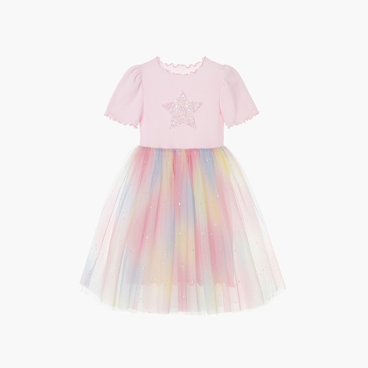 [리오더] 솜사탕 스타 튜튜 드레스(Pink)
